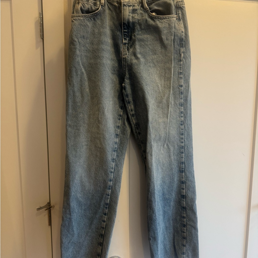 Zara Faded Blue Denim Pants